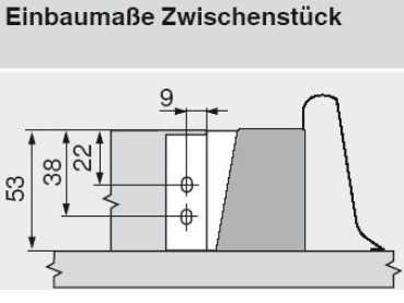 TANDEMBOX intivo/antaro Spülenzarge, Höhe M=83 mm, seidenweiß, NL=450-650mm, li/re