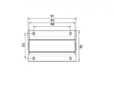 Exit - Kabelklemme 91mm schwarz/grau