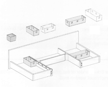 banio Schale mittel, 168x84x65mm, weiß transluzent