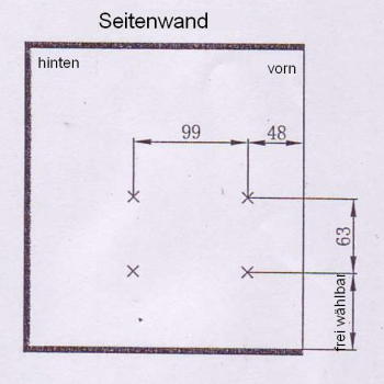 Krawattenhalter Auszug, Chrom poliert