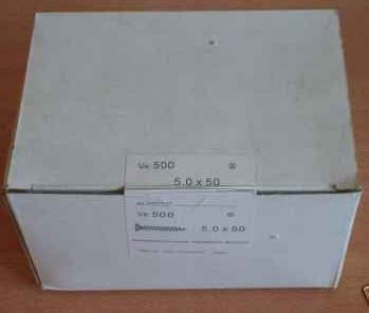 SPANPLATTENSCHRAUBEN 5,0 x 50mm 500 STÜCK