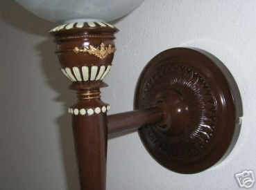 EDLE WANDLEUCHTE RUSTIKAL ORNAMENT 50cm