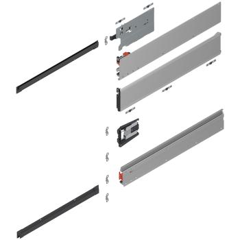 REVEGO uno, Pocketschiene (Set), NL=800 mm, links