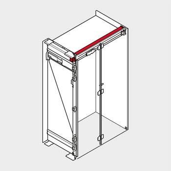 REVEGO duo, Laufträger Set, für lichte Weite in der Anwendung: 1350 mm, links