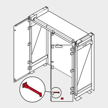 REVEGO duo, Türabstützung nach innen (Set), Abstützlänge: 350 mm