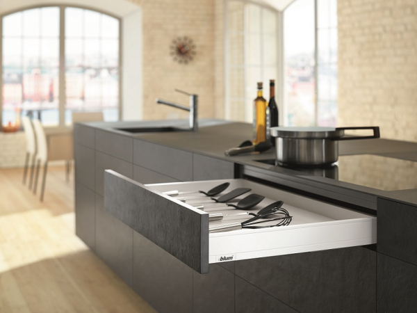 blum LEGRABOX pure  Zarge N=66,3mm,  NL=500 mm, seidenweiß matt