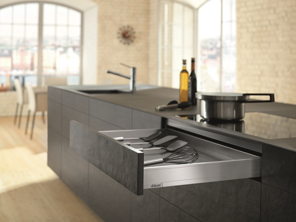 blum LEGRABOX pure Zarge N=66,3mm,  NL=500 mm, Inox