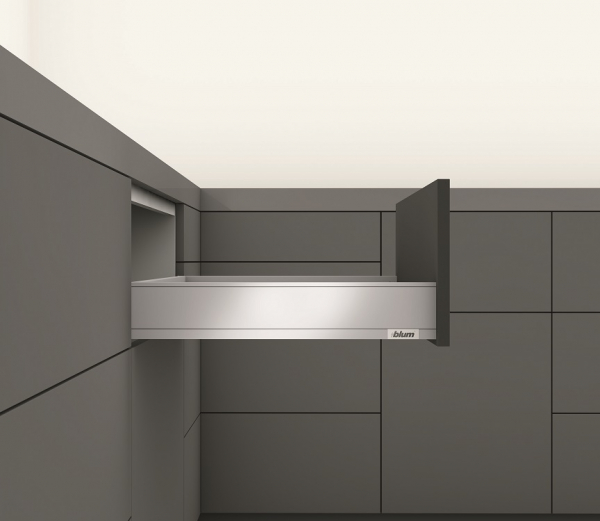 blum LEGRABOX pure Zarge M=90,3mm, NL=550 mm, seidenweiß matt