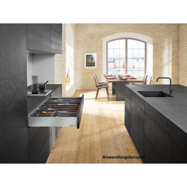 blum LEGRABOX pure Zarge M=90,3mm, NL=300 mm, polarsilber matt