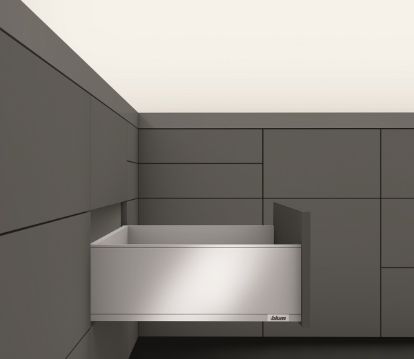 blum LEGRABOX pure Zarge C=176,8mm, NL=350 mm, seidenweiß matt