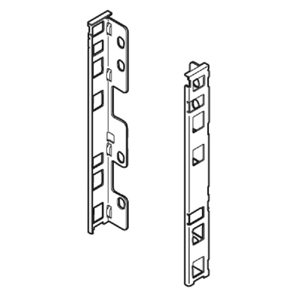 LEGRABOX Holzrückwandhalter, Höhe C=189 mm, polarsilber ZB7C000S