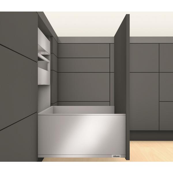 blum LEGRABOX pure Zarge F=239,9mm, NL=650 mm, Inox 770F6502I