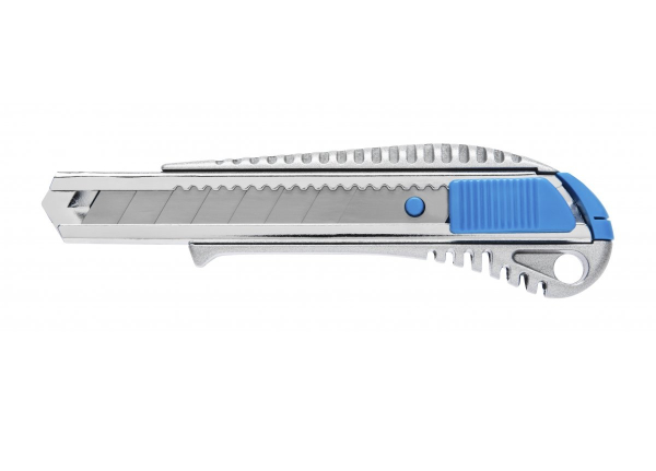 Cuttermesser 18mm mit Abbrechklinge und Metallgehäuse, 1 Klinge