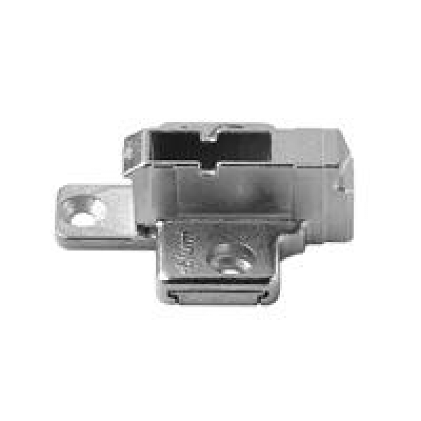 CLIP Montageplatte, 9 mm, Zink, Systemschrauben, HV: 2-teilig