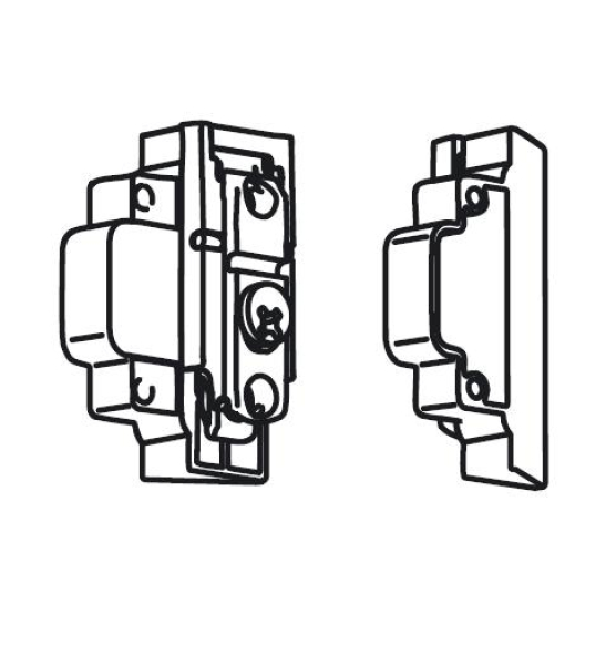 CLIP-Adapterplatte für Teleskophebel links/rechts