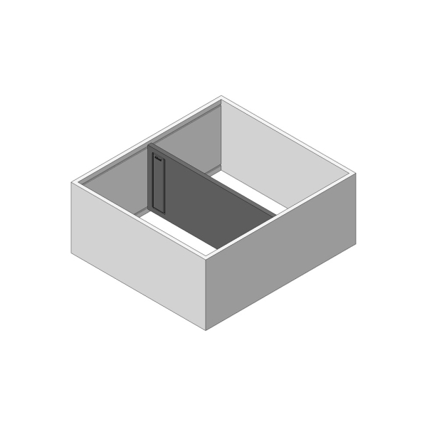 AMBIA-LINE Rahmen für Frontauszug LEGRABOX/MERIVOBOX, Stahl, ab NL=270 mm, Breite=242 mm