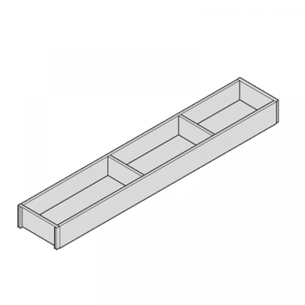 AMBIA-LINE Rahmen, für LEGRABOX/MERIVOBOX, Holzdesign, NL=600 mm, Breite=100 mm, ZC7S600RH1