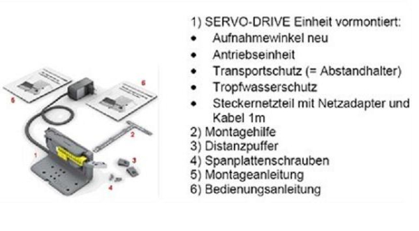 SERVO-DRIVE uno - Komplettset - stehende Mülllösung, Z10NA30EA