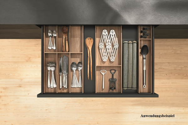 AMBIA-LINE Rahmen, für LEGRABOX/MERIVOBOX, Holzdesign, NL=500 mm, Breite=100 mm, ZC7S500RH1