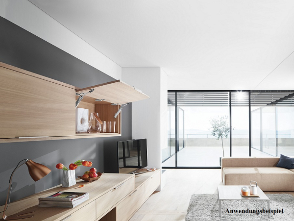 Aventos HK-XS TIP-ON für Hochklappen Leistungsfaktor 180-800