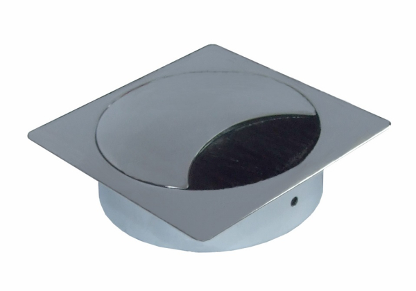 Kabeldurchlass Exit Q Chrom poliert 80mm 