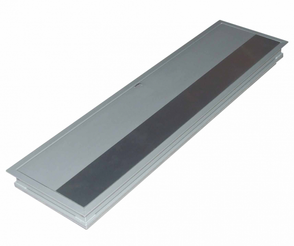 Kabeldurchlass Monitordurchlass Aluminium 140x520x40mm