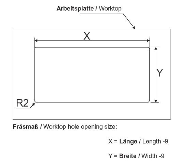 KABELDURCHLASS/KABELFÜHRUNG 80x80x37mm ALU ECKIG