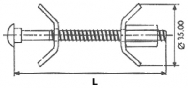 ARBEITSPLATTENVERBINDER 65mm
