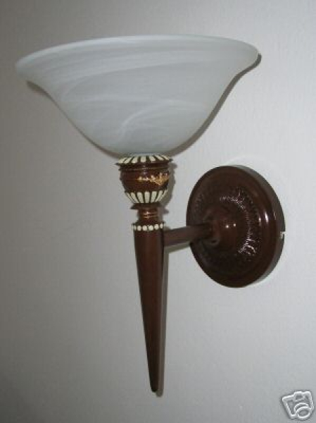 EDLE WANDLEUCHTE RUSTIKAL ORNAMENT 50cm