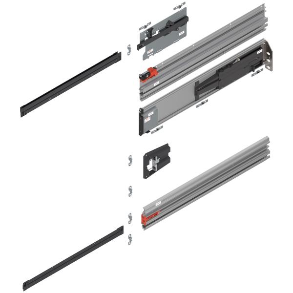 REVEGO uno, Pocketschiene (Set), NL=450 mm, rechts