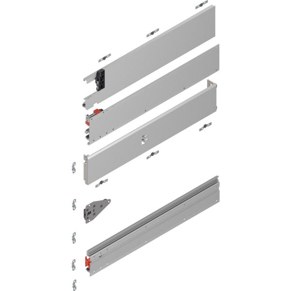 REVEGO duo, Pocketschiene (Set), NL=600 mm, links