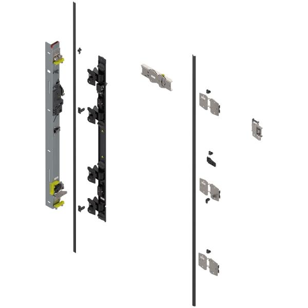 REVEGO duo, Scharnierträger Set, für Pockethöhe 1142–1356 mm, links