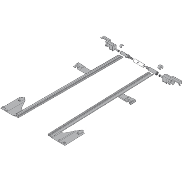 MOVENTO Seitenstabilisierungs-Set, NL=bis 600mm, Vollauszug