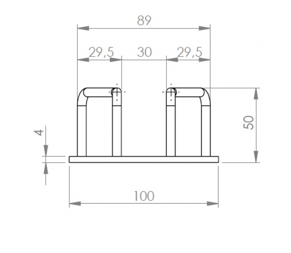 GLASHALTER FÜR DIE KÜCHE, BAR CHROM