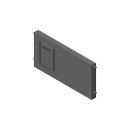 AMBIA-LINE Querteiler, für LEGRABOX/MERIVOBOX Schubkasten, für Rahmenbreite 100 mm, ZC7Q010SS