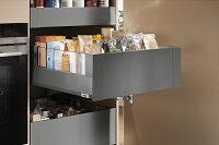 Einschubelemente aus Glas seitlich