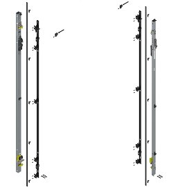801T Scharnierträger Set