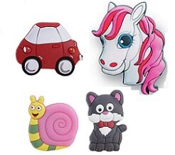 Möbelknöpfe mit Kindermotiven