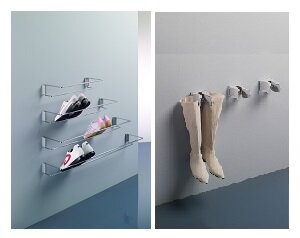Schuhregale, Stiefelhalter
