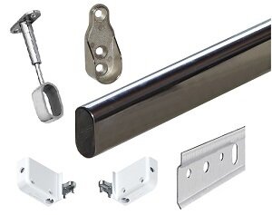 Schrankaufhänger, Schrankrohre