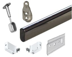 Schrankaufhänger, Schrankrohre