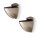 MP0055 Bodenhalter-Set klein 55mm Edelstahl Finish