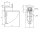 MP0055 Bodenhalter-Set klein 55mm Edelstahl Finish