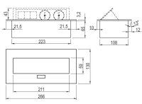 Tele 008 Teleblock Anschlussblock Strom, USB, Audio,...