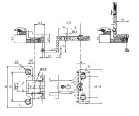 ZP-KT0270 Schnellmontage-Scharnier 270° Clip-Technik