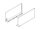 770F5002I blum LEGRABOX pure, Inox  Zarge F=239,9mm, NL=500 mm