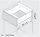 770F5002I blum LEGRABOX pure, Inox  Zarge F=239,9mm, NL=500 mm
