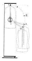 A.101.35 Kleiderlift SINGLE einseitige Montage rechts 12 KG, alufarben