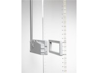 A.500.35 Kleiderlift Ambos Model LIFT 500, 10kg, lichtgrau, mit Kleiderbügelhalter