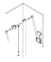 A.700.35 Kleiderlift LIFT 700 15 kg für Breiten 750 - 1150 mm , 15 kg, alufarben